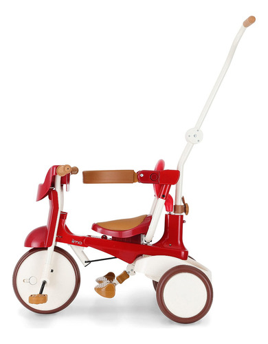Triciclo dobrável Iimo 3 em 1 Triciclos premium para Ni. Cor: vermelho