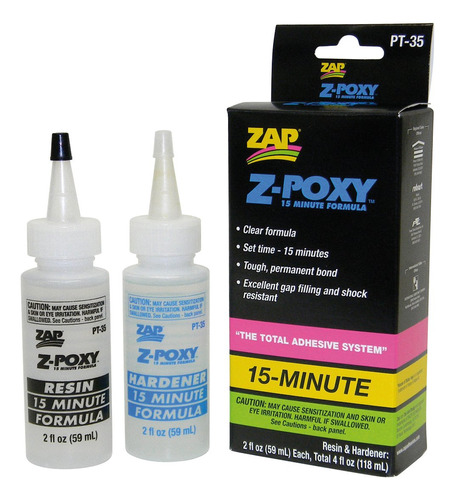 Pacer Pt35 Zap Z-poxy 15 Minuto Pegamento Epoxi Adhesivo