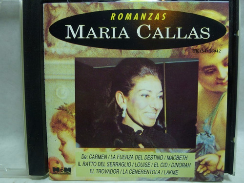 Romanzas, Maria Callas Audio Cd En Caballito * (Usado)