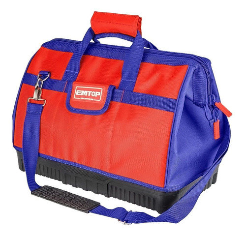 Bolso Porta Herramientas 16 Pulgadas Base Rigida 20kg Emtop 