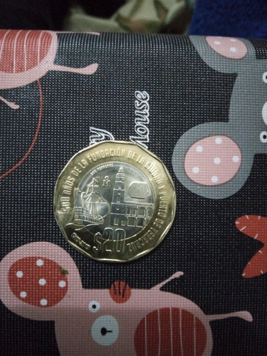 Moneda De $20 Año 1519-2019 En Perfectas Condiciones