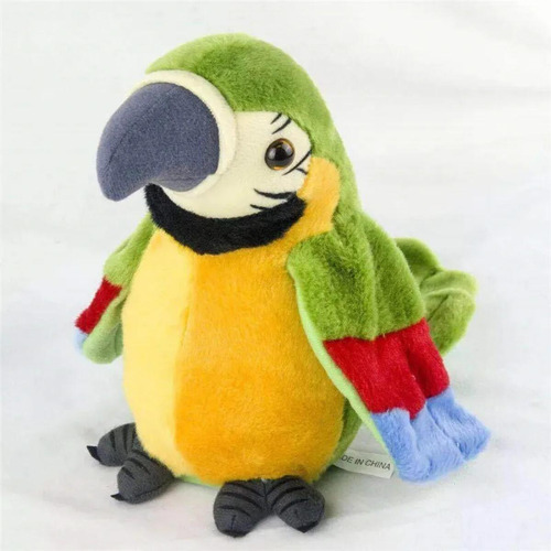 Juguetes De Peluche, Loro Parlante, Voz Mímica, Regalos Para
