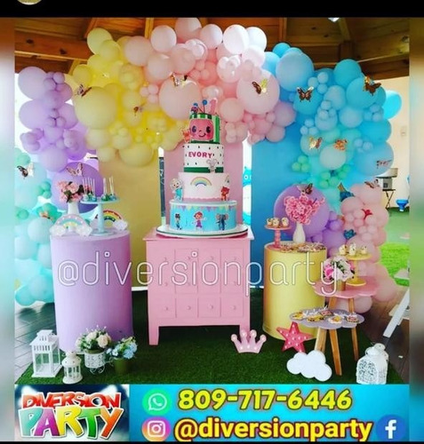 Imagen 4 de 5 de Decoración Para Tu Fiesta De Cumpleaños