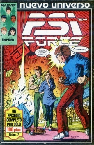 Marvel Comics Psi Force Nuevo Universo #7 Dgl Games & Comics
