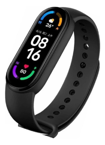 Imp Pulseira Mi Band 4 Miband 3 Preta Silicone Para Relógio Cor Preto Preto 1.5 Cm