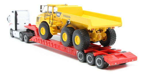 Camion Escala 1/87 Volvo Fh12 Camabaja Con Dumper Volquete