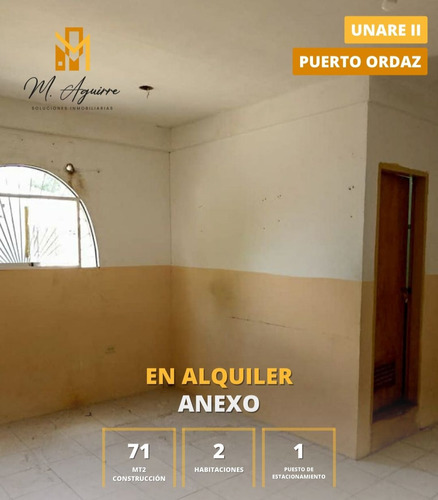 Anexo En Alquiler, Unare Ii, Puerto Ordaz (um)