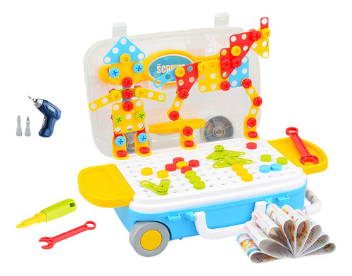 Kit De Construcción De Ingeniería Con Taladro Eléctrico