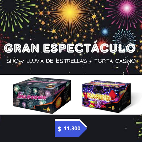 Pack - Espectaculo - Fuegos Artificiales - Fiestas - Navidad