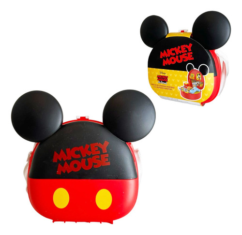 Valija Mickey Mouse Juguete De Comida Rapida C/accesorios