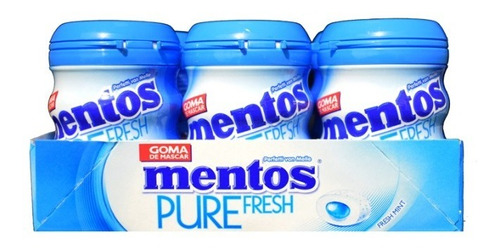 Chicles Mentos Azul Sin Azúcar X 6 Tarro - Kg a $52