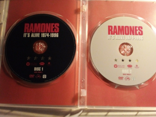Ramones It's Alive 1974-1996 Dvd Doble