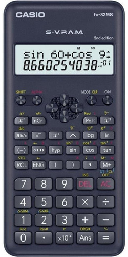 Calculadora Científica Casio Fx-82m Preto