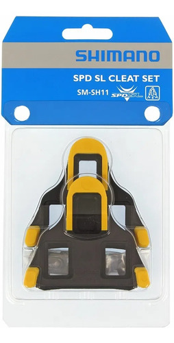 Taquinho Shimano Para Pedal Speed Sm Sh11 Amarelo Flutuante