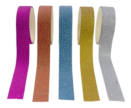 Imagem 3 de 10 de 40 Rolos Washi Tape Fita Adesiva Decorativa Planner Caderno