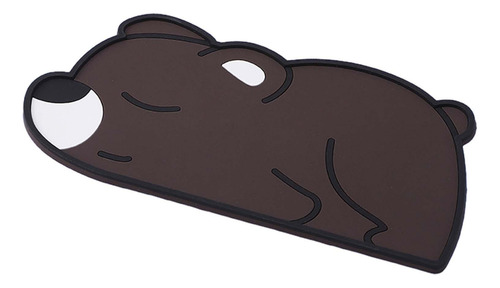 3 Alfombrilla De Pvc Para Salpicadero De Coche, Lavable, Oso