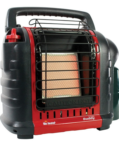 Calentador Propano Portatil Mr Heater Camping 9000 Btu Color Rojo