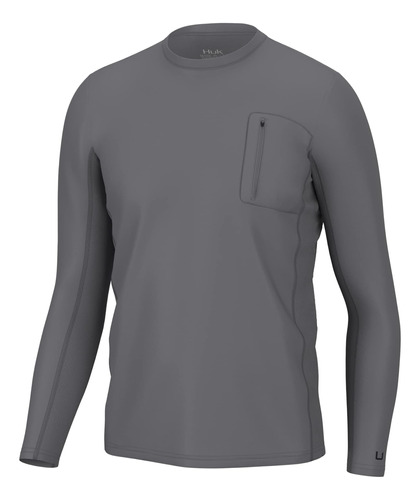 Huk Polera De Pesca De Alto Rendimiento Con Bolsillo Icon X 