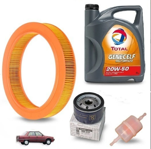 Imagen 1 de 4 de Kit Filtros + Aceite Renault 9 11 1.6