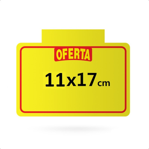 Cartaz De Oferta / Promoções Pequeno 11x17 (100 Un.)