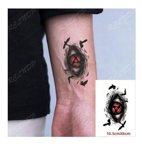 Tatuaje temporal Naruto Anime Shadow