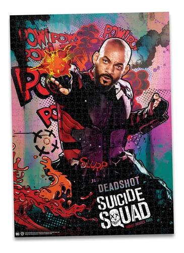 Will Smith Suicide Squad Deadshot Dc Rompecabezas 1k Kelvin