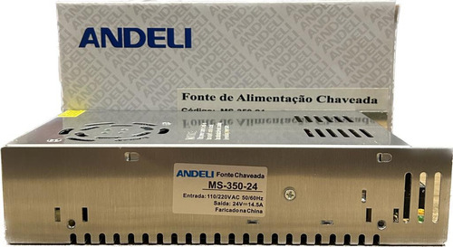 Fonte chaveada Andeli MS-350-24 350W