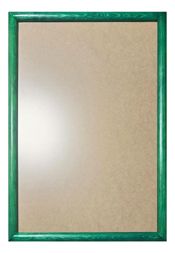1 Marco De Madera Con Acrilico 70x90cm Verde