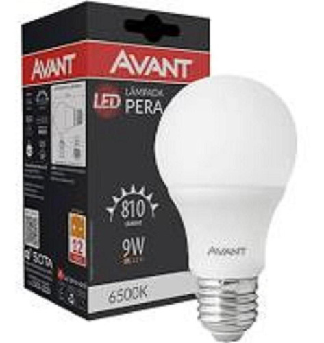 Lâmpada Led 9w 12v E27 Avant 6500k - Liga Na Bateria