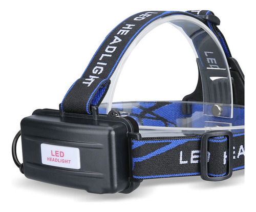 Led Brillante Faro Recargable Impermeable Linterna Casco Luz
