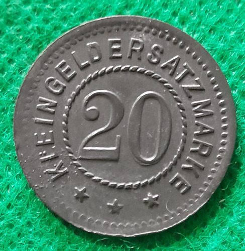 Alemania Notgeld 20 Pfennig 1918 Braubach Unc