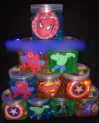 Imagen 1 de 1 de Juguete Slime Super Héroes (3)
