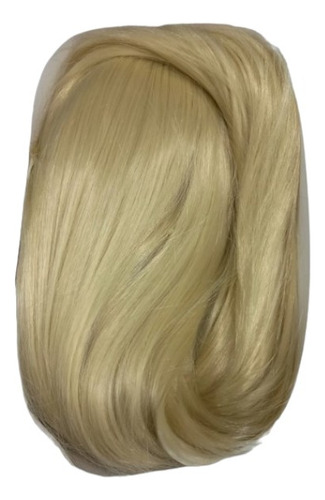 Pelucas Tonos Simil Natural Ondas Sin Flequillo Tamaño De La Base 60cm Tono Rubio Claro 613