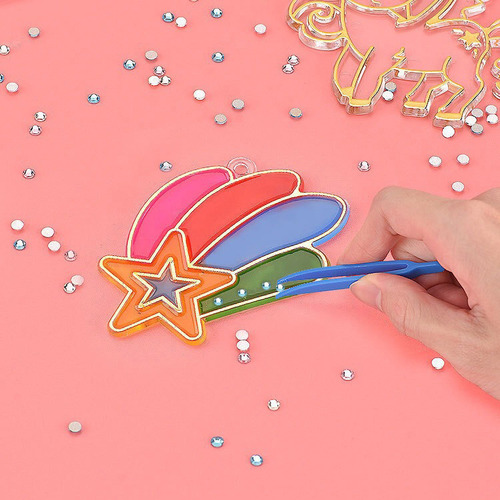 Pintura De Cristal Hecha A Mano En Tres Dimensiones Para Hor