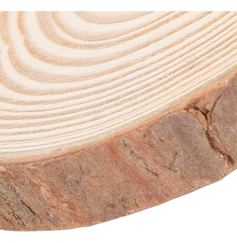 Rebanadas De Madera Natural, Troncos Redondos De Pino, Manua