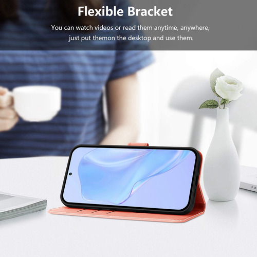 Funda De Piel Tipo Cartera Para Teléfono Vivo Y18
