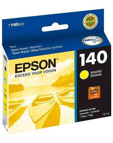 Cartucho De Tinta Epson Amarillo T140