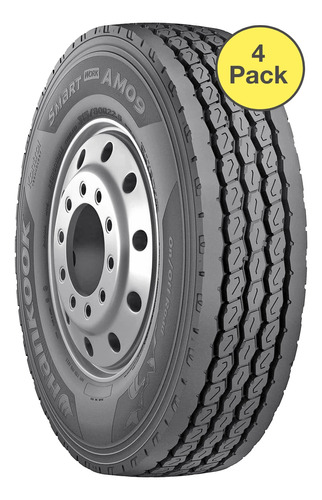 Paquete De 4 Llantas Hankook Am09 11r24.5 -- 16pr Bsw 