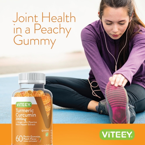 Viteey Gomitas Cúrcuma Jengibre Pimienta 60 Unidades
