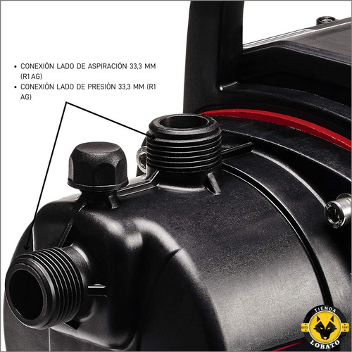 Imagen 5 de 10 de Bomba De Agua Einhell 3800 L/h 36 M Max 3.6 Bar Jardin Riego