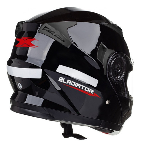 Capacete Moto Texx Gladiator Escamoteavel Robocop Articulado