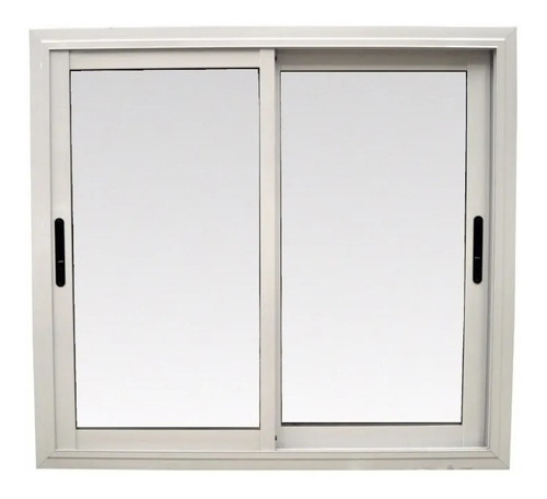 Ventana Aluminio Linea Rotonda 150x110 Con Vidrio 4mm