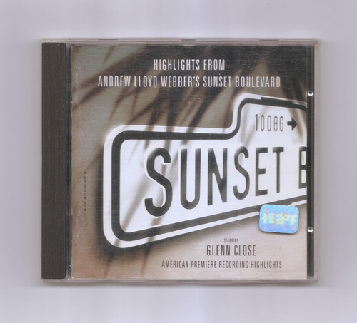 Sunset Blvd. Andrew Lloyd Webber Banda De Sonido Cd Usado Uk