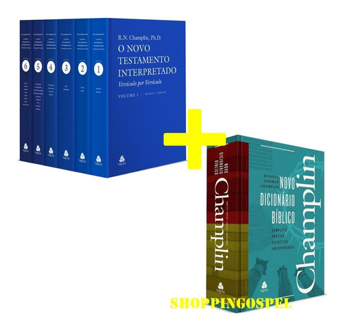 Comentário Bíblico Nt 6 Volumes + Novo  Dicionário Champlin