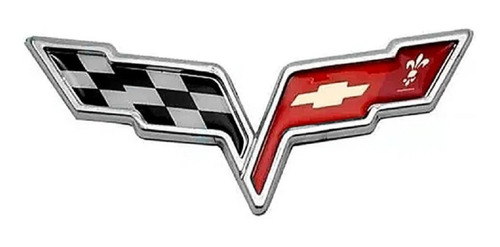 Emblema Chevrolet Corvette Alas Banderas