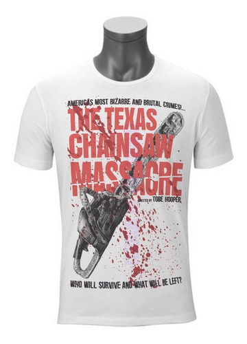 Playera Película The Texas Chainsaw Massacre Especial Art Po