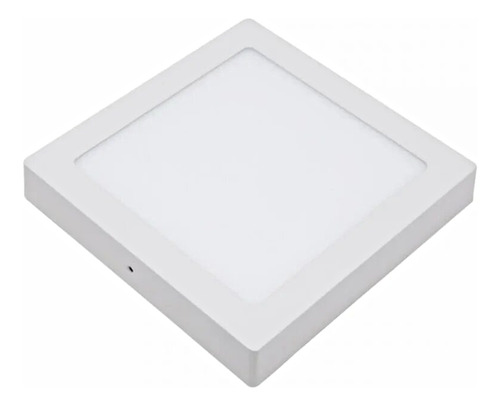 Pack X4 Spot Panel Led Aplicar Techo 6w Cuadrado Luz Fria 
