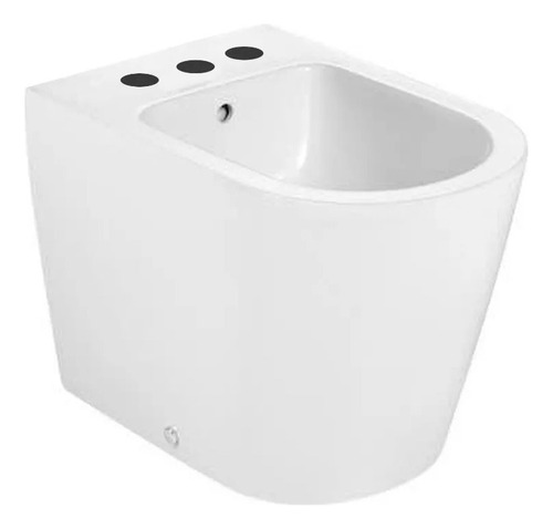Combo Roca Inspira Inodoro Largo + Deposito De Apoyo + Bidet 3 Orificios