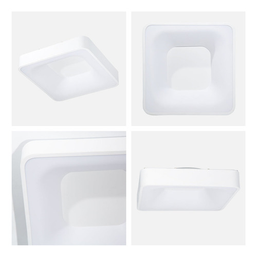 Lámpara De Techo Led 20w, 3000/4000/6000k, Acabado Blanco