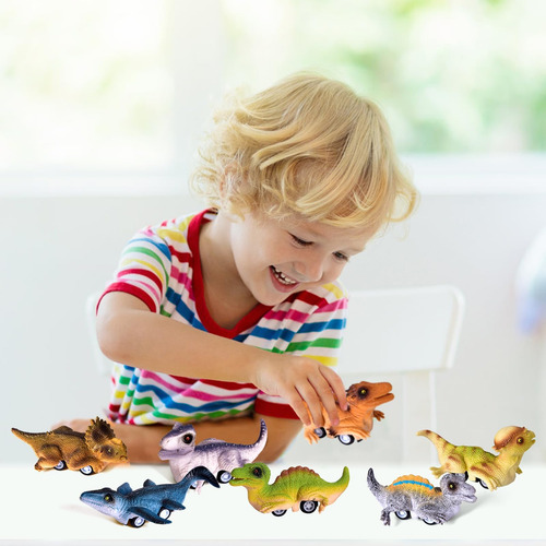 Fun Little Toys Paquete De 12 Juguetes De Dinosaurios Para 3